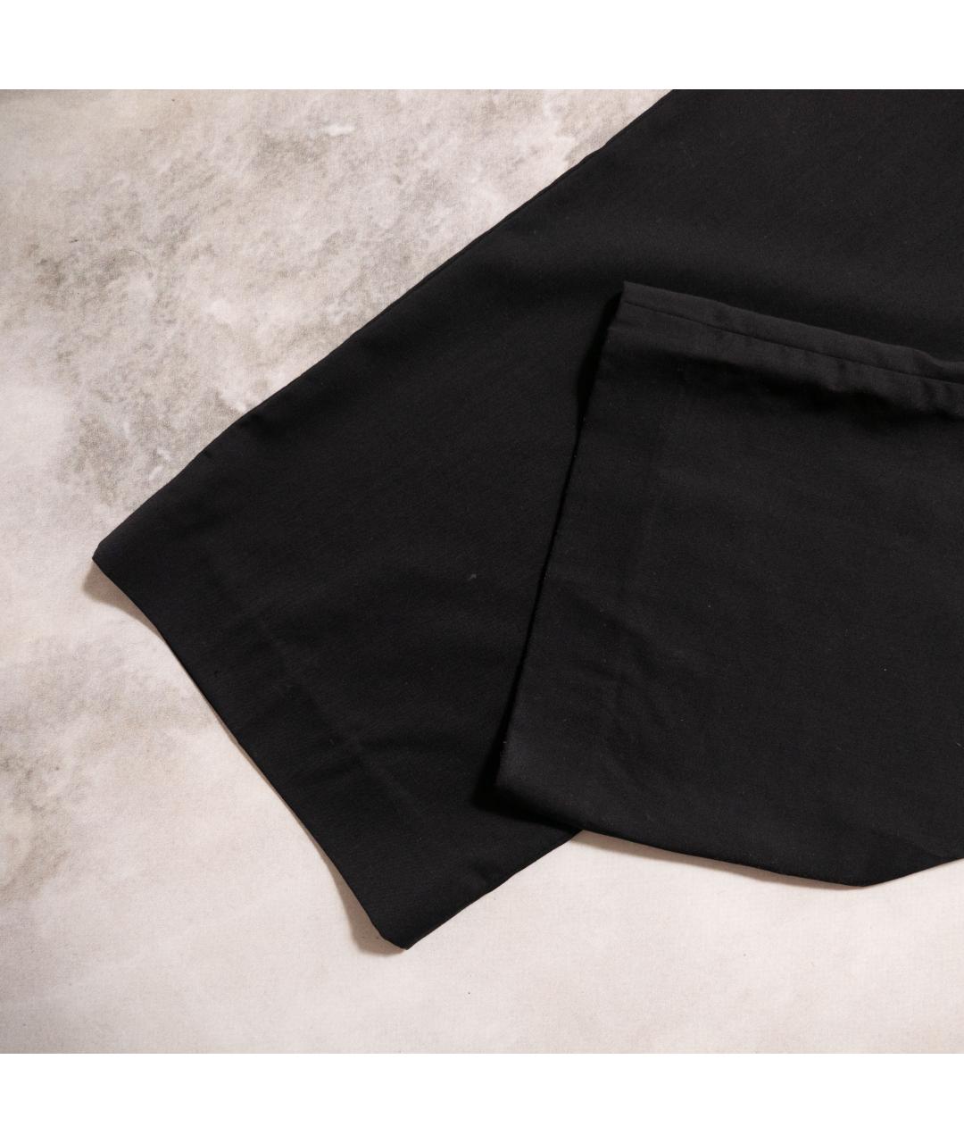 LOULOU STUDIO Черные шерстяные брюки широкие, фото 6