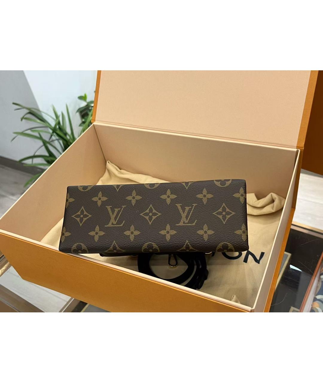 LOUIS VUITTON Коричневая сумка через плечо, фото 5