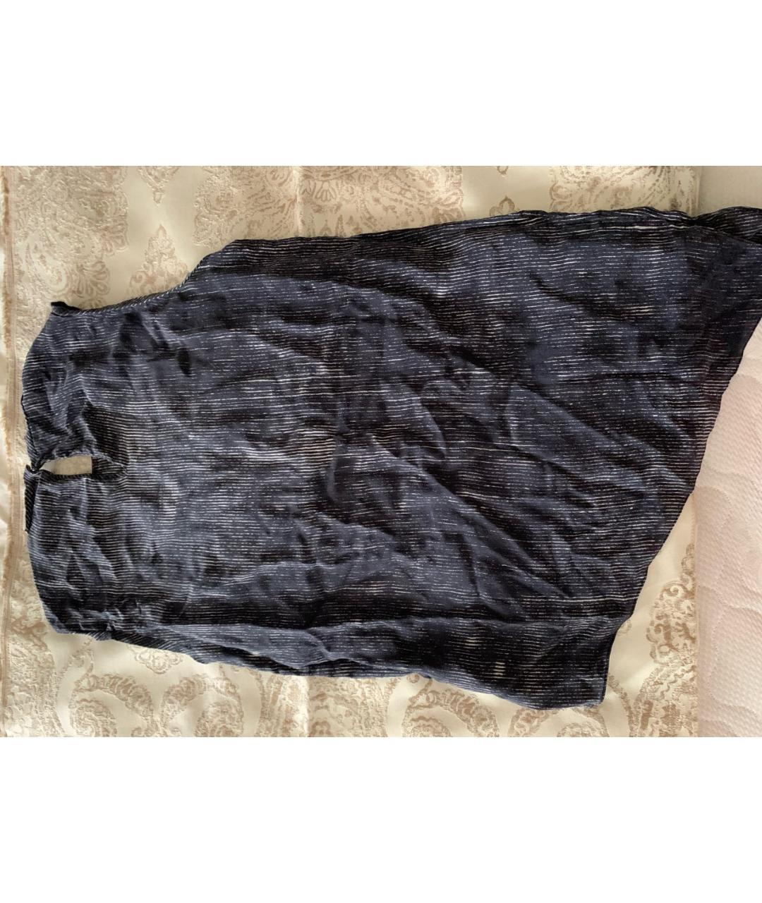 JOSEPH Темно-синяя шелковая майка, фото 6