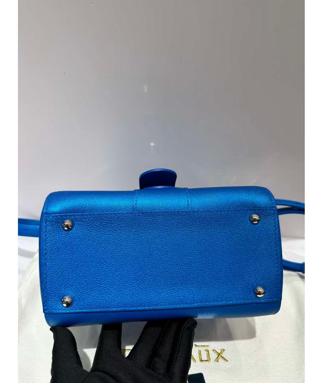 DELVAUX Синяя сумка через плечо, фото 4