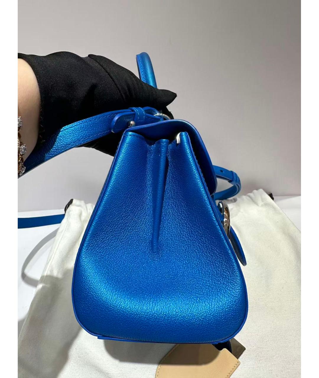 DELVAUX Синяя сумка через плечо, фото 6