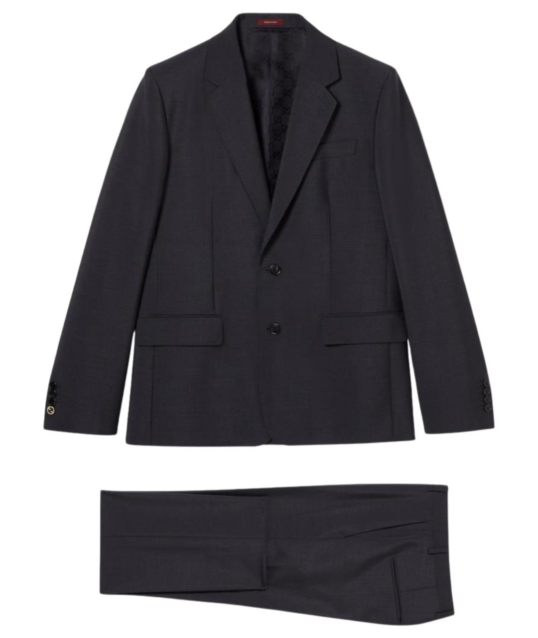 GUCCI Черный классический костюм, фото 1