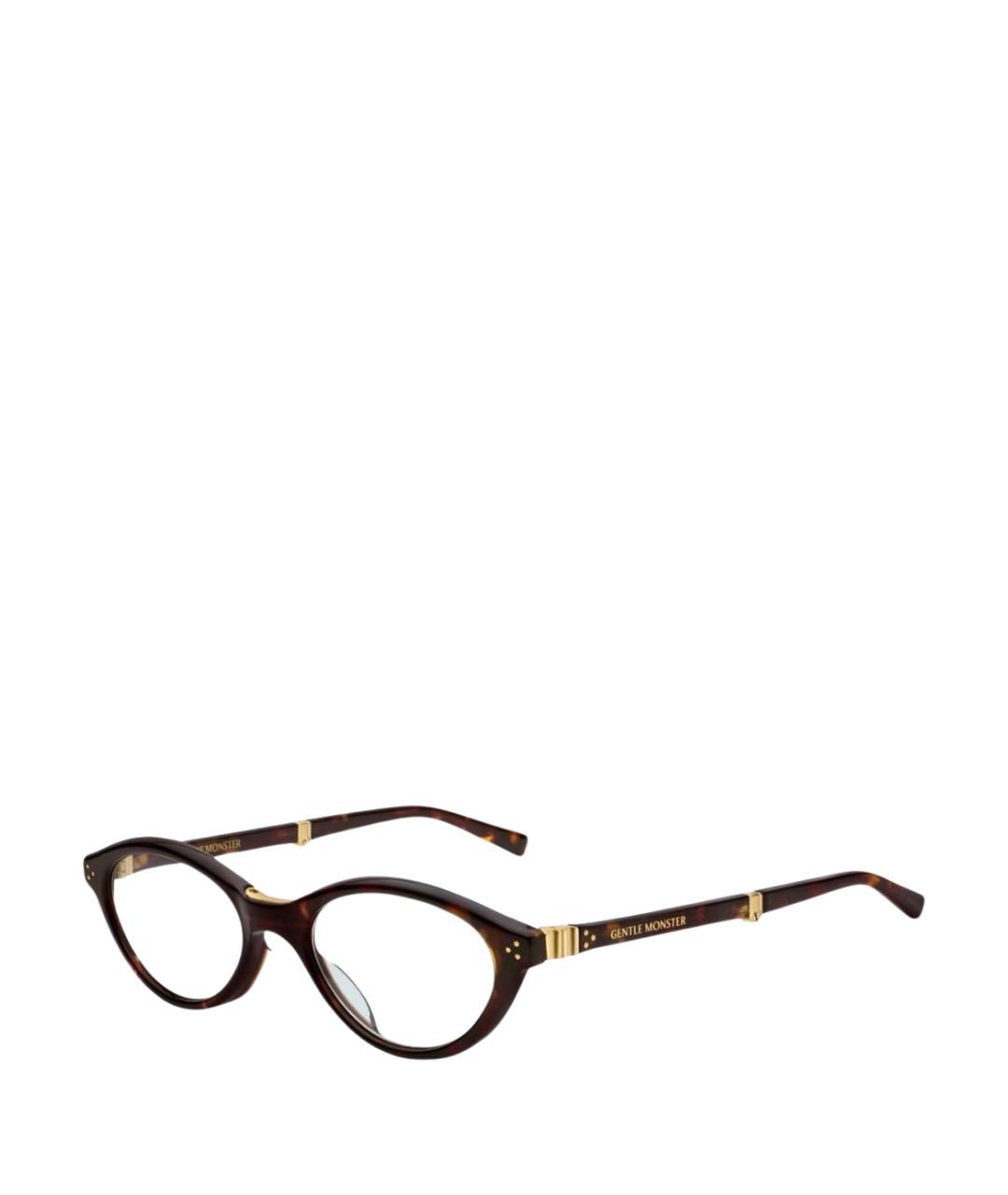 GENTLE MONSTER Коричневые пластиковые солнцезащитные очки, фото 1