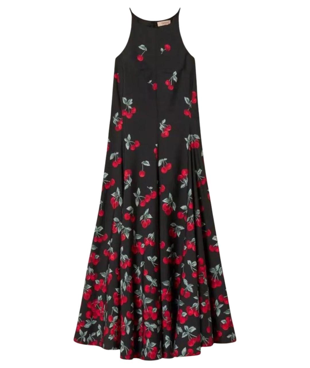 TWIN-SET Мульти хлопковое повседневное платье, фото 1