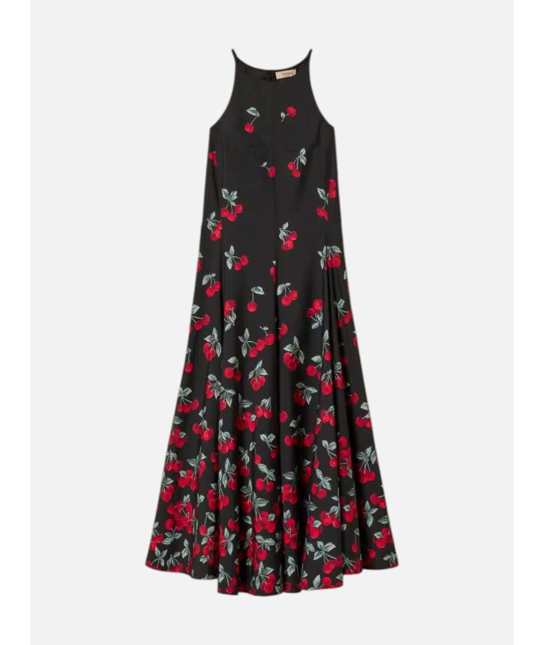 TWIN-SET Мульти хлопковое повседневное платье, фото 7