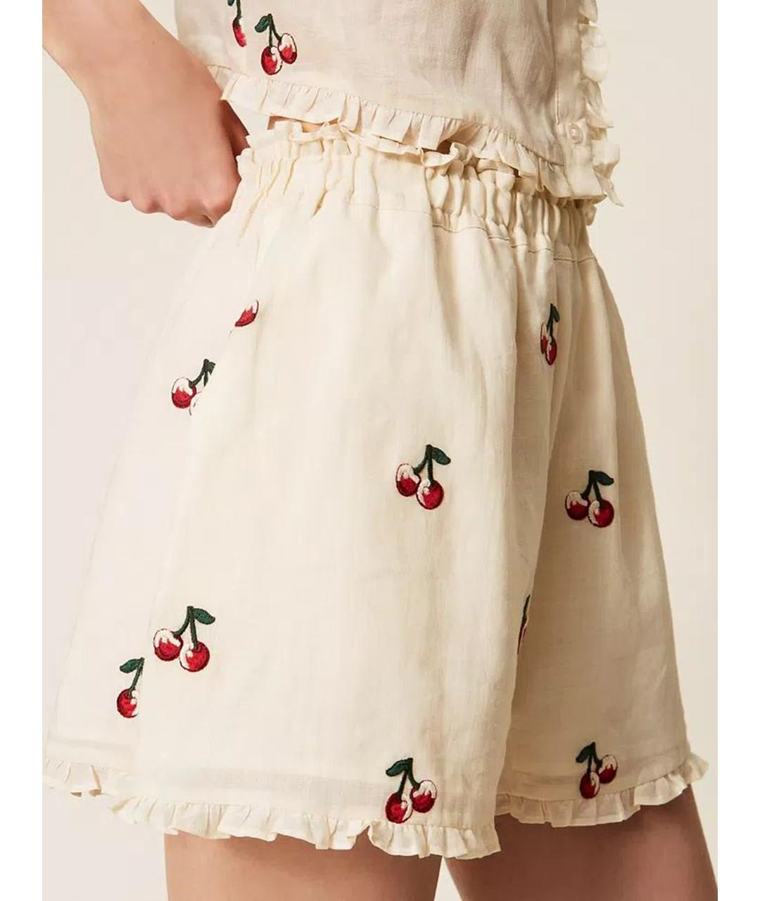 TWIN-SET Мульти хлопковые шорты, фото 6