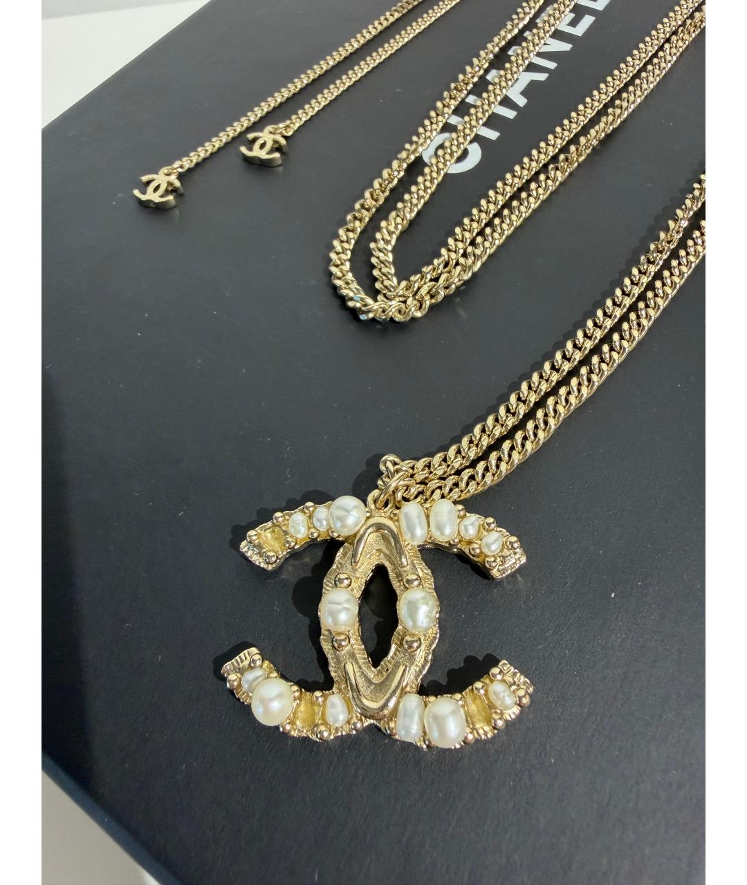 CHANEL Золотое колье, фото 2