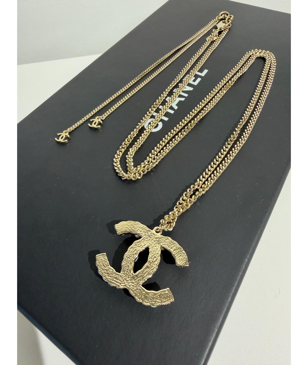 CHANEL Золотое колье, фото 3