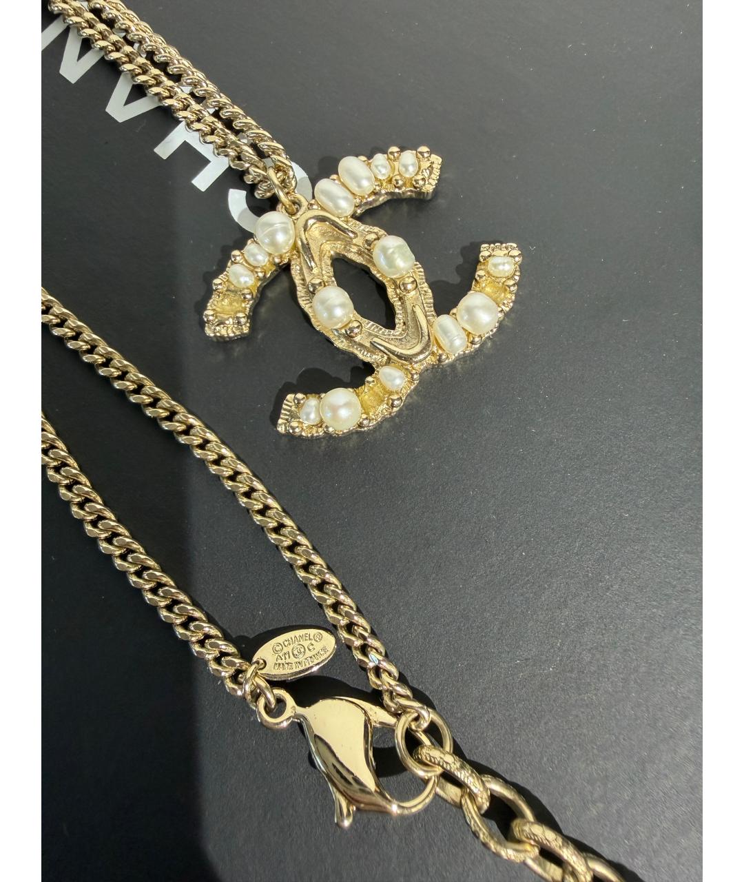CHANEL Золотое колье, фото 4