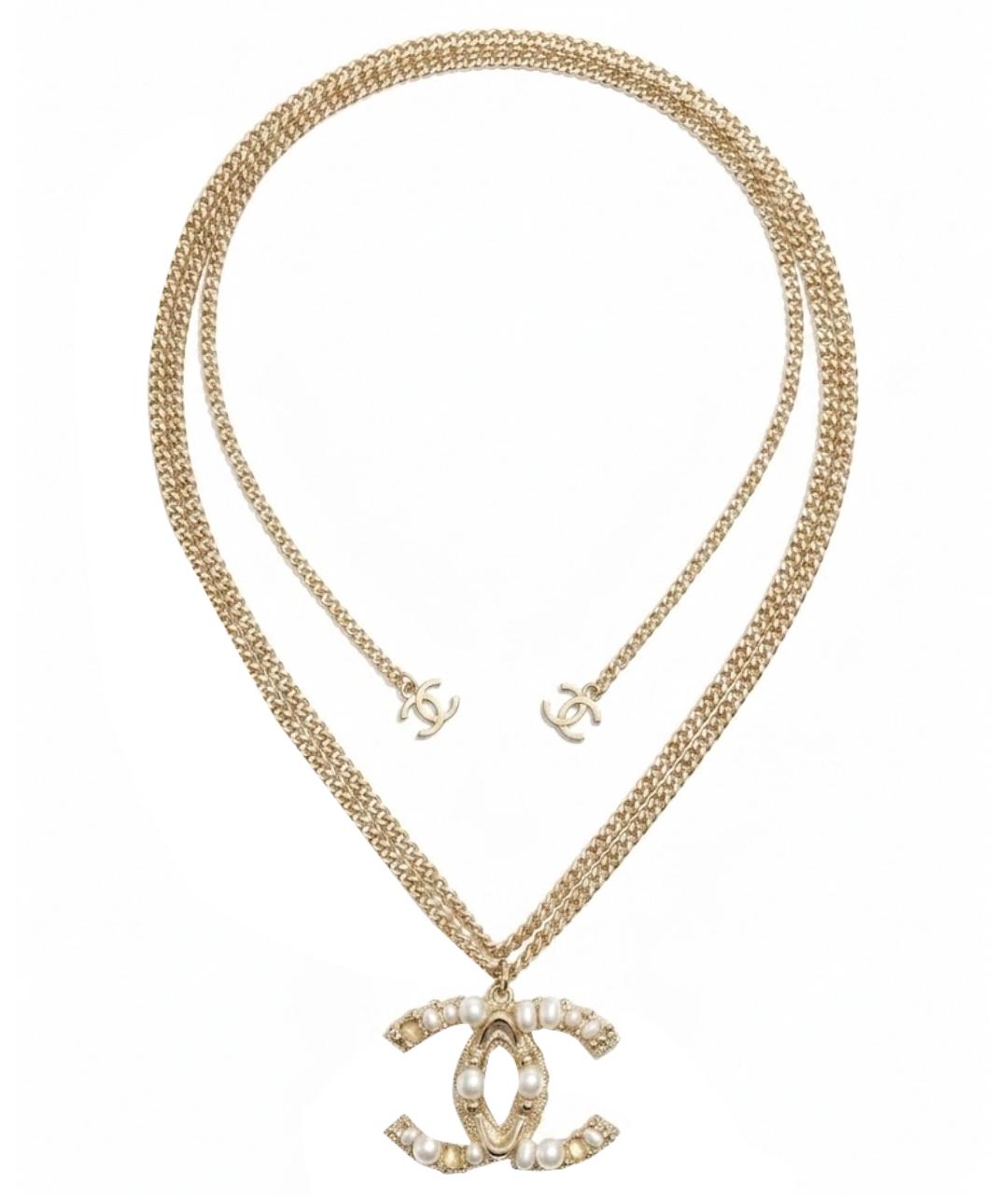 CHANEL Золотое колье, фото 1