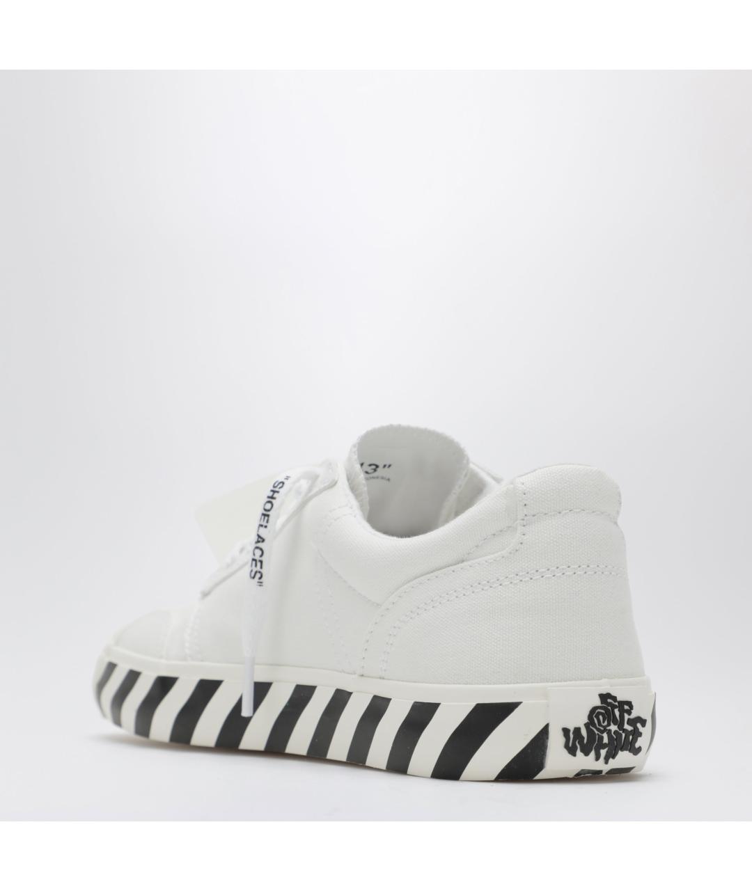 OFF-WHITE Белые низкие кроссовки / кеды, фото 2