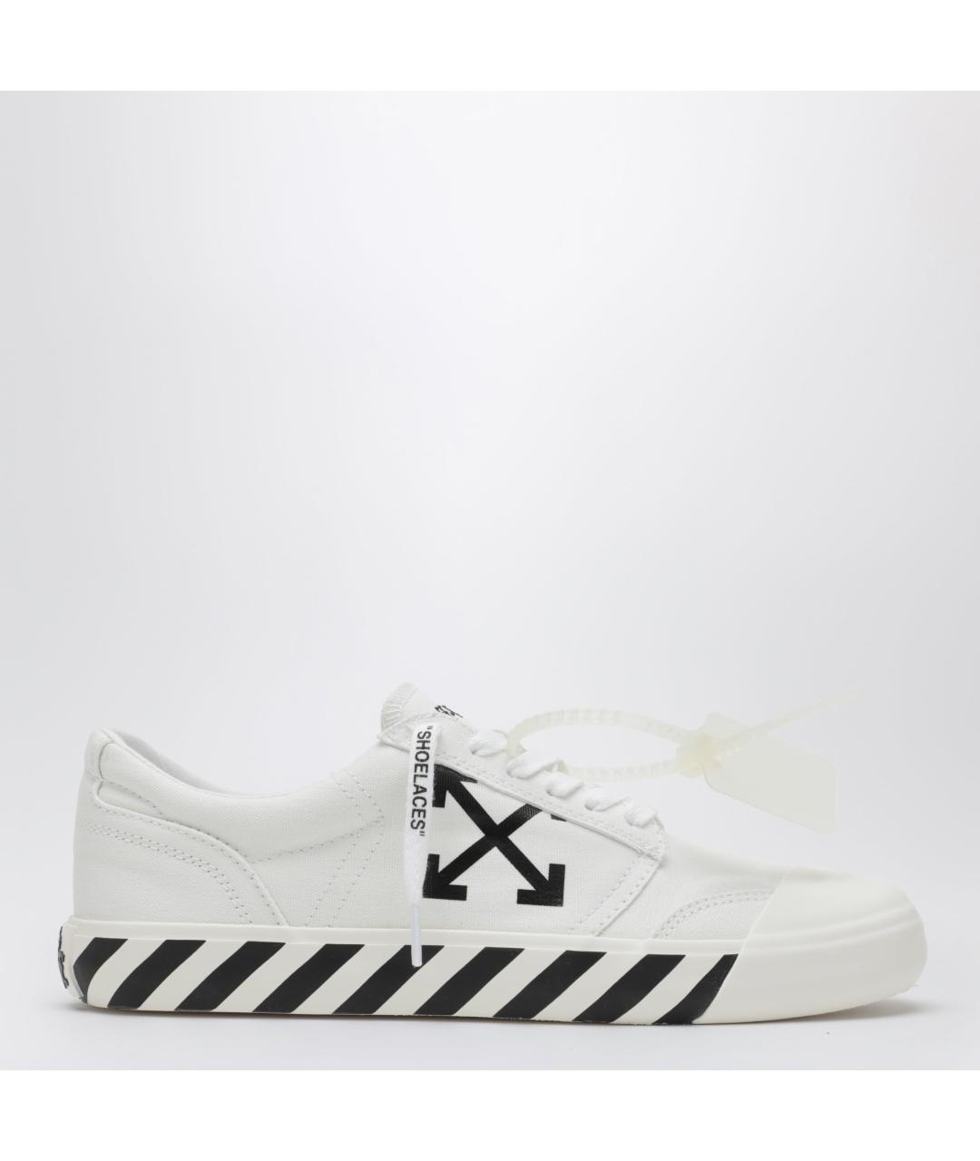 OFF-WHITE Белые низкие кроссовки / кеды, фото 3