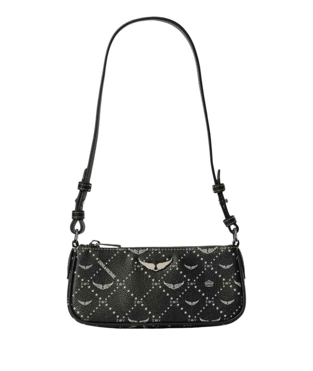 ZADIG & VOLTAIRE Черная кожаная сумка через плечо, фото 1