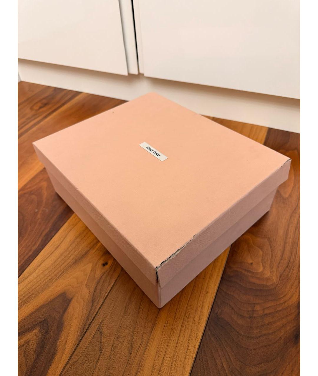 MIU MIU Черные замшевые босоножки, фото 7