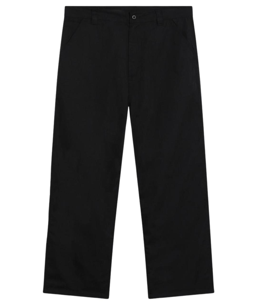 CARHARTT WIP Черные хлопковые повседневные брюки, фото 1