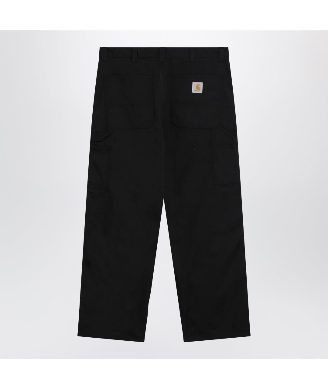CARHARTT WIP Черные хлопковые повседневные брюки, фото 2