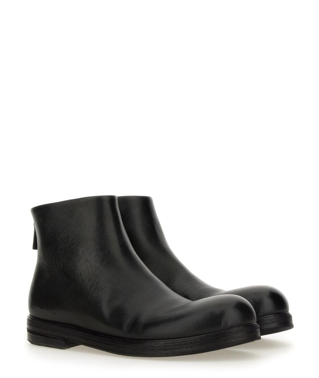 MARSELL Черные кожаные высокие ботинки, фото 2