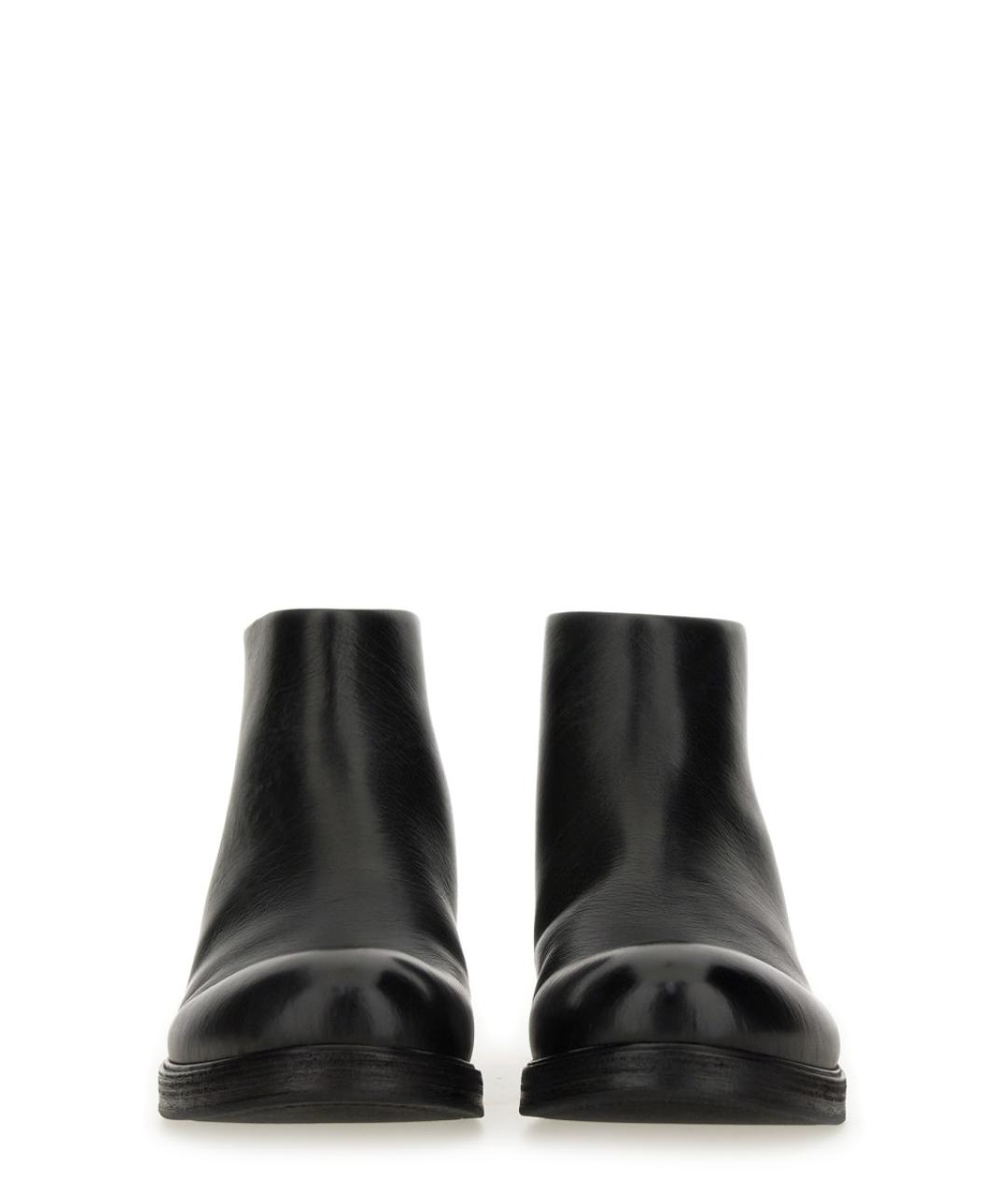 MARSELL Черные кожаные высокие ботинки, фото 4