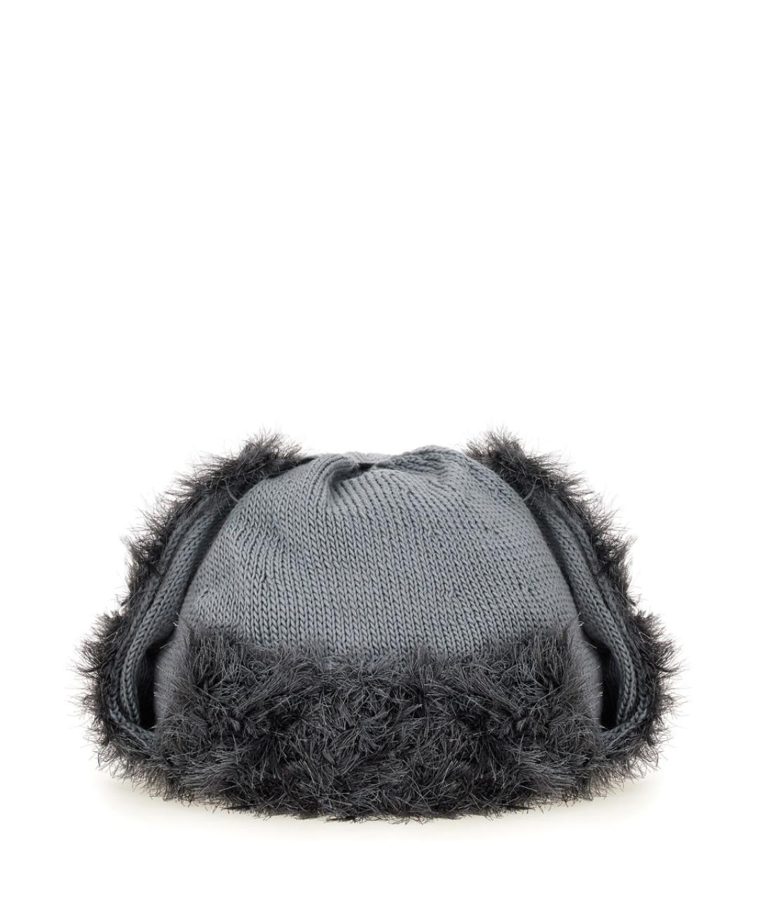 KIJIMA TAKAYUKI Серая шерстяная шапка, фото 3