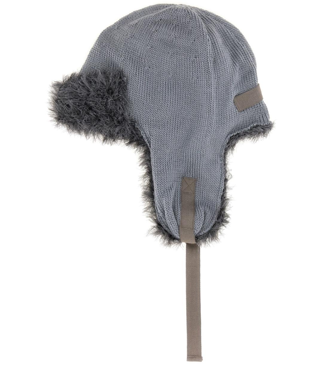 KIJIMA TAKAYUKI Серая шерстяная шапка, фото 2