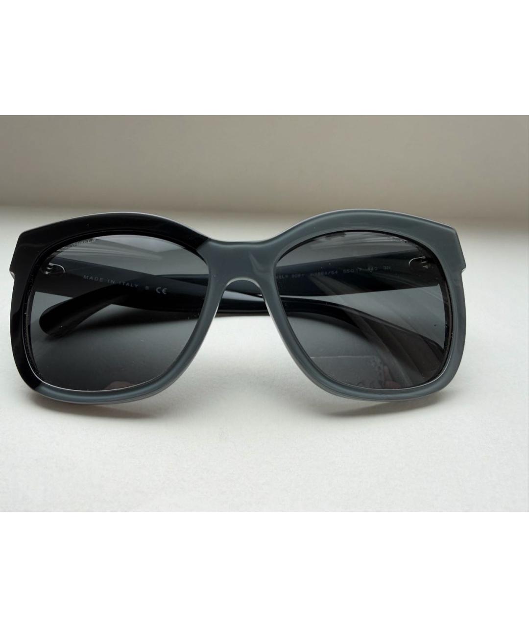 CHANEL Черные пластиковые солнцезащитные очки, фото 6