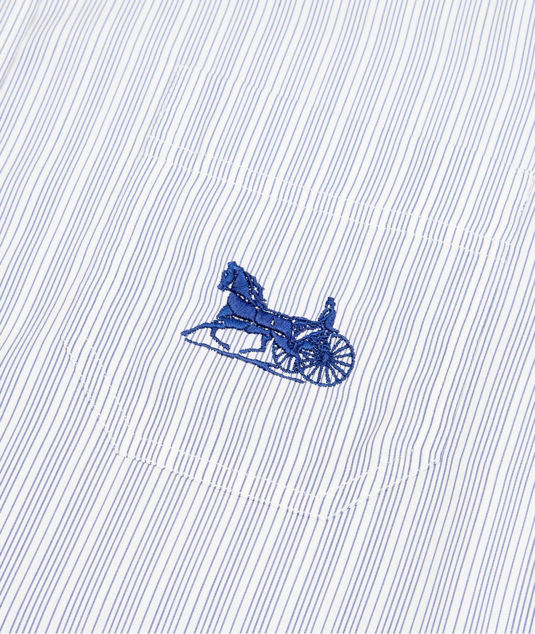 CELINE Голубая шелковая рубашка, фото 9