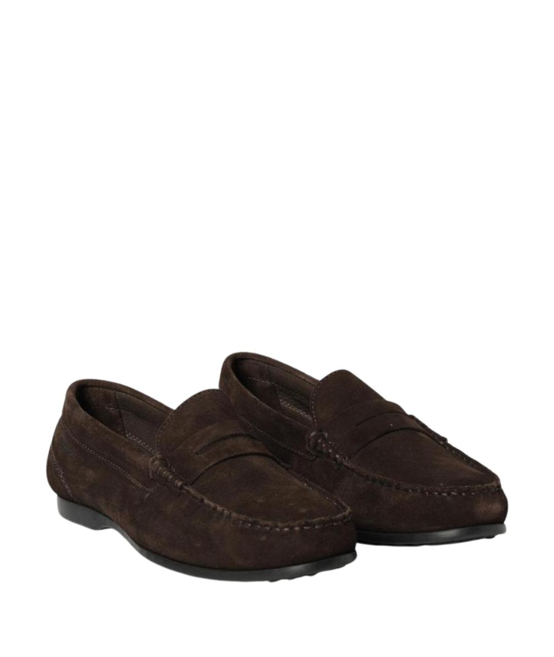 SEBAGO Коричневые замшевые лоферы, фото 2