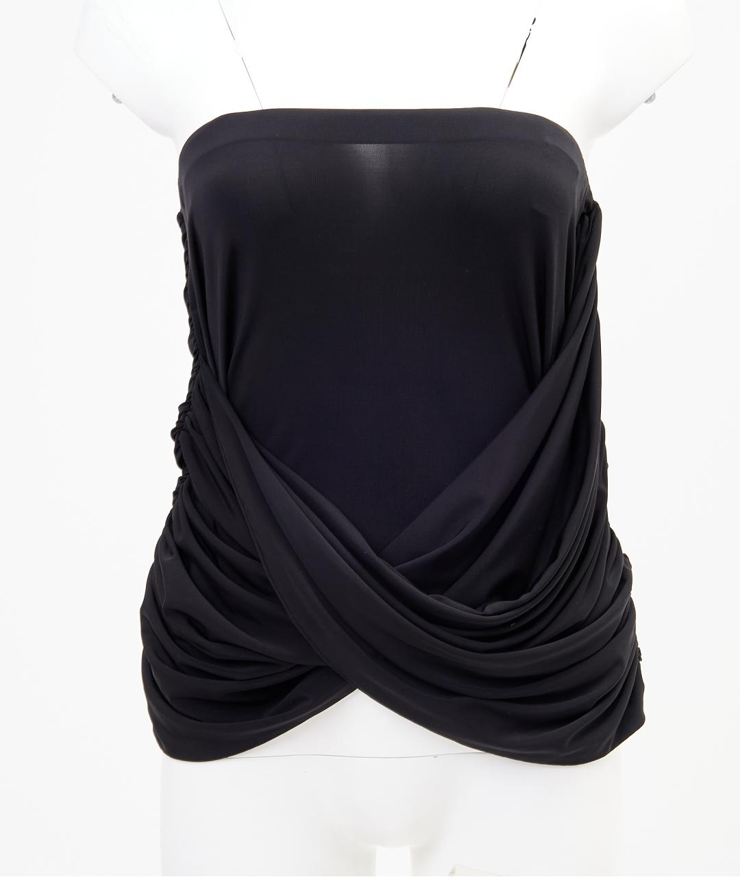 MAGDA BUTRYM Черная вискозная блузы, фото 6