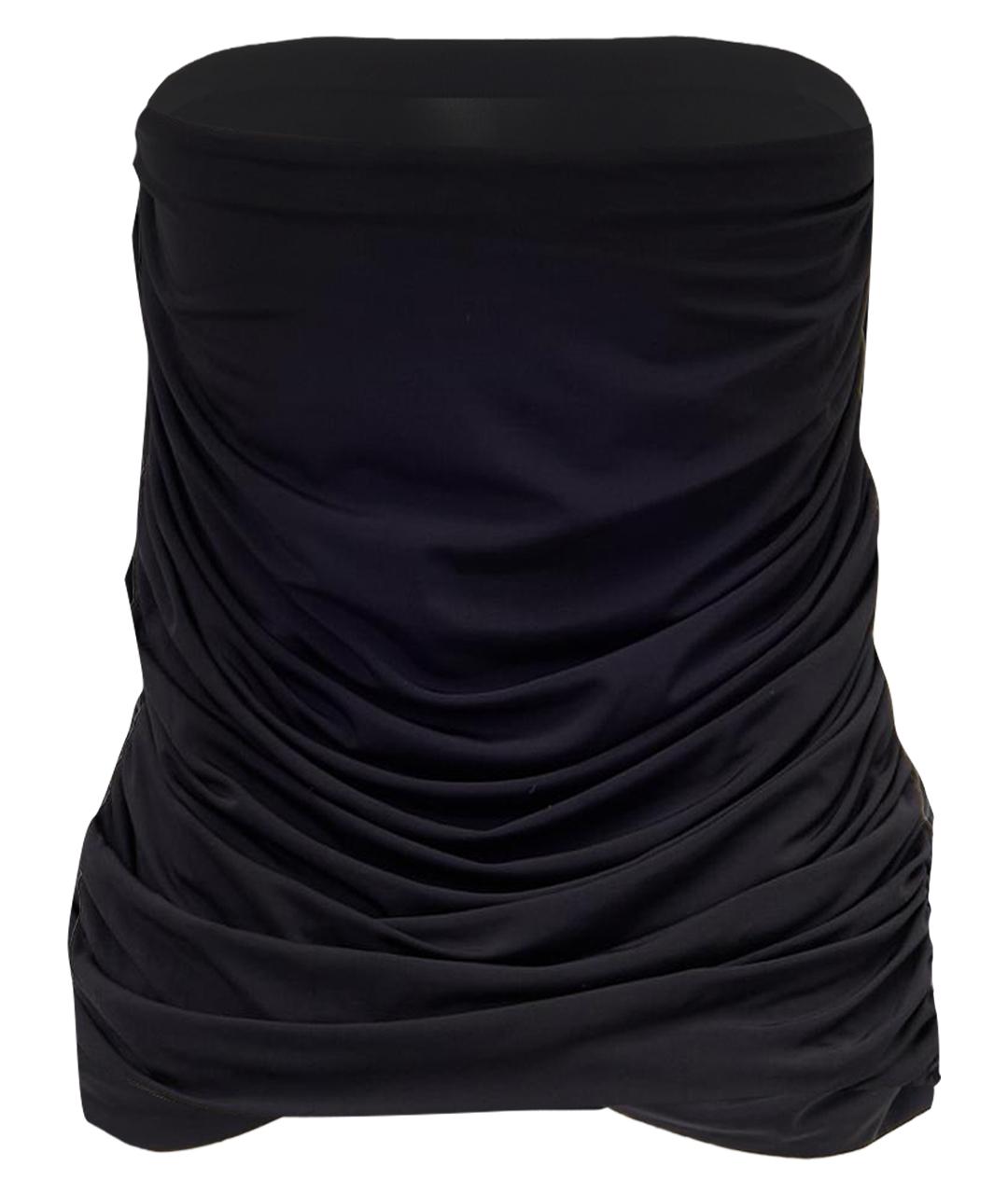 MAGDA BUTRYM Черная вискозная блузы, фото 10