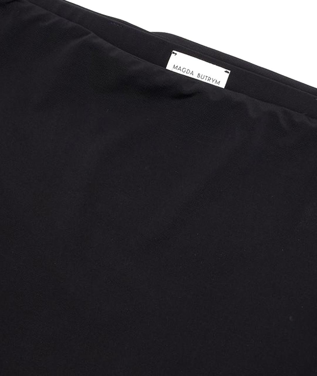 MAGDA BUTRYM Черная вискозная блузы, фото 8