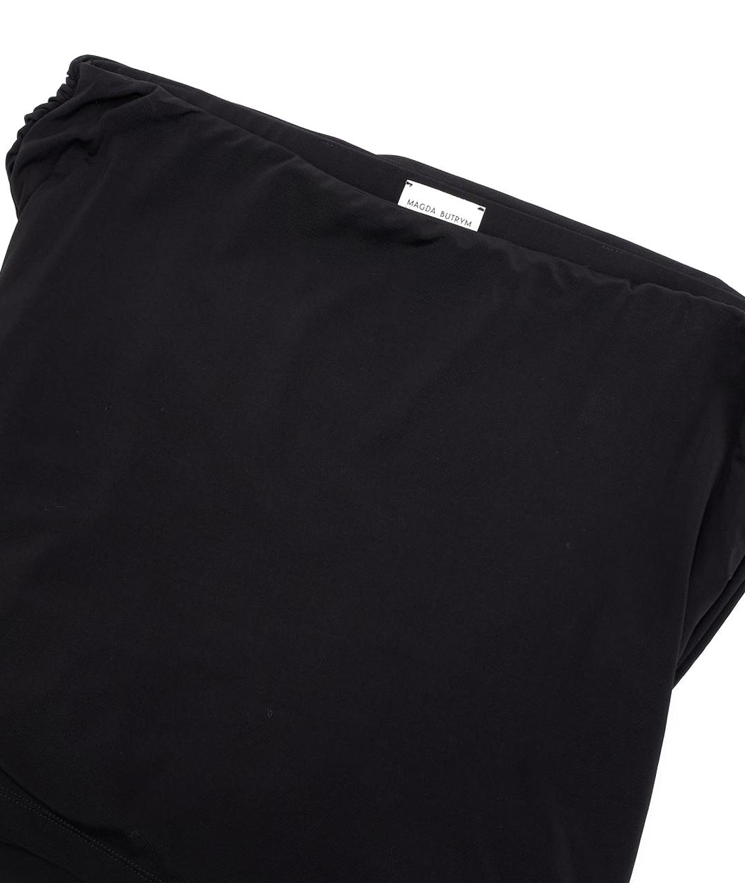 MAGDA BUTRYM Черная вискозная блузы, фото 9