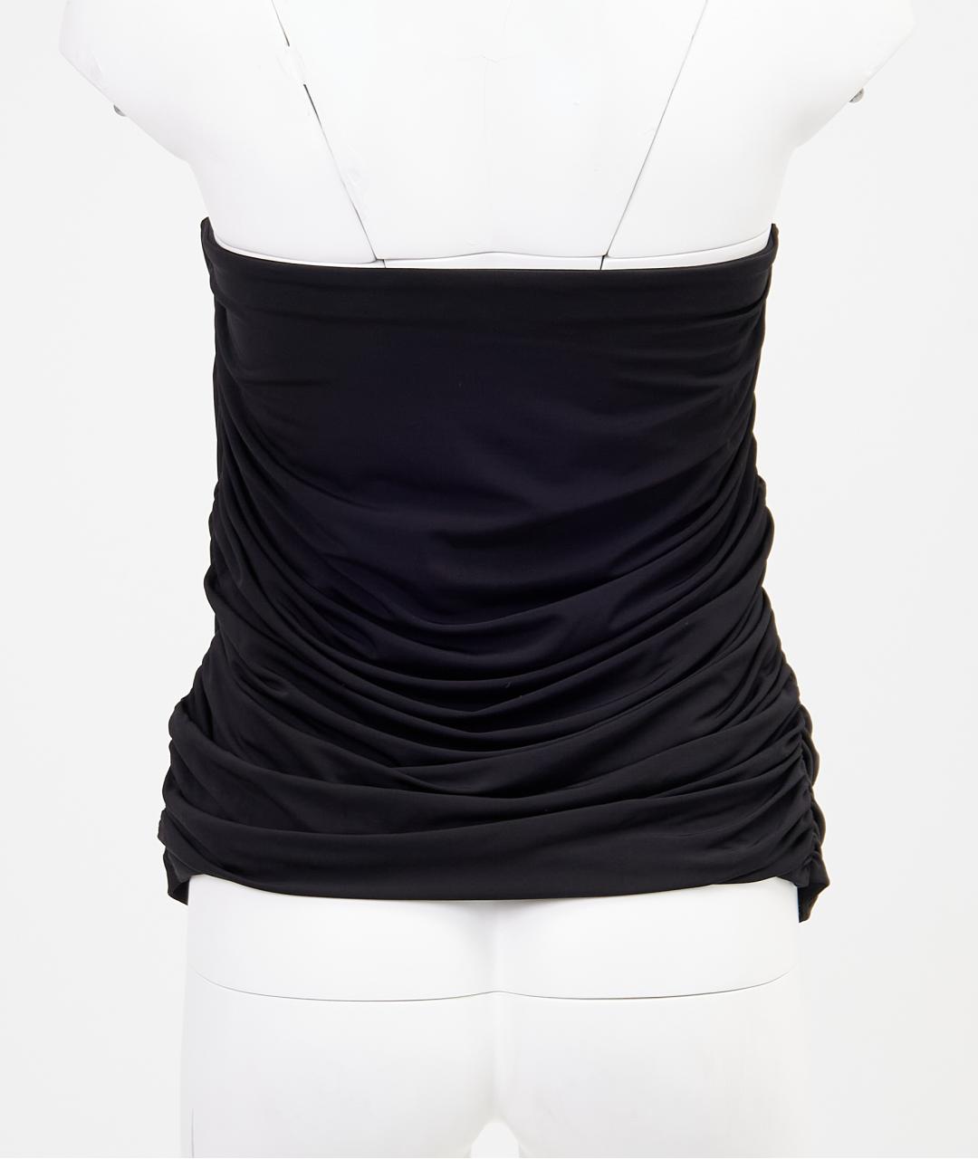 MAGDA BUTRYM Черная вискозная блузы, фото 2