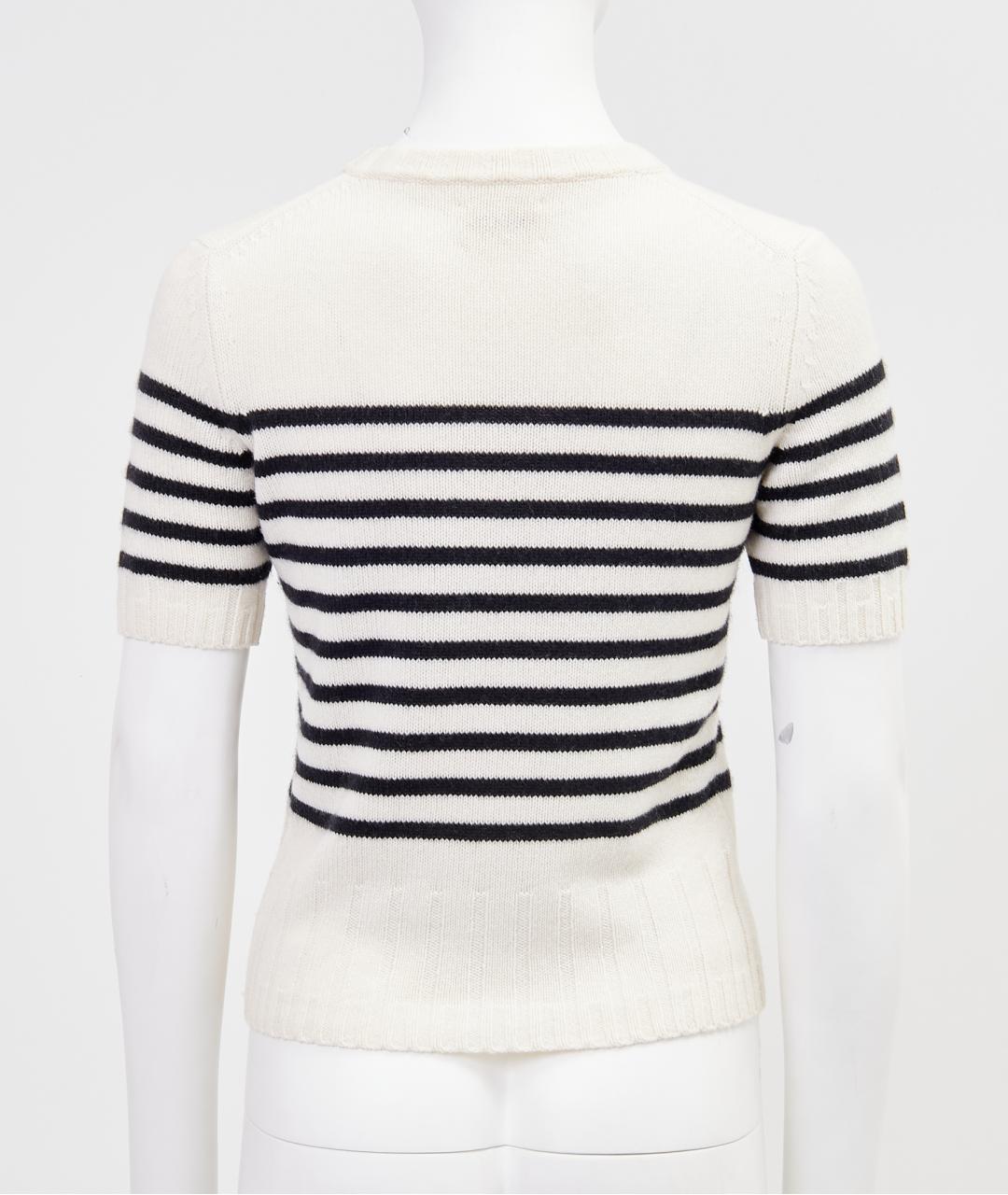 KHAITE Белый кашемировый джемпер / свитер, фото 3