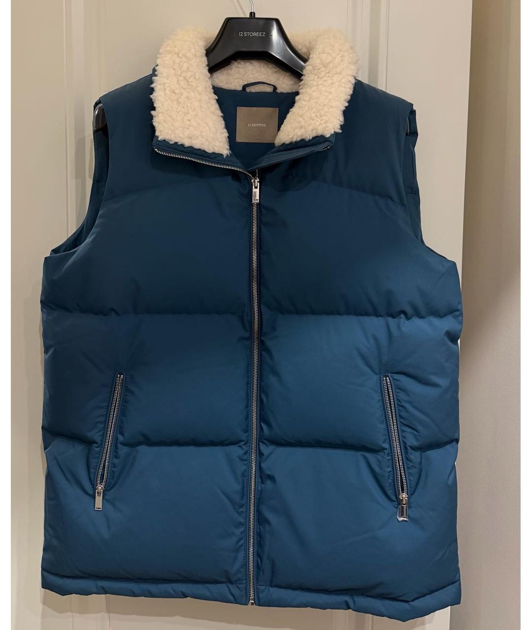 12 STOREEZ Синий полиэстеровый жилет, фото 8