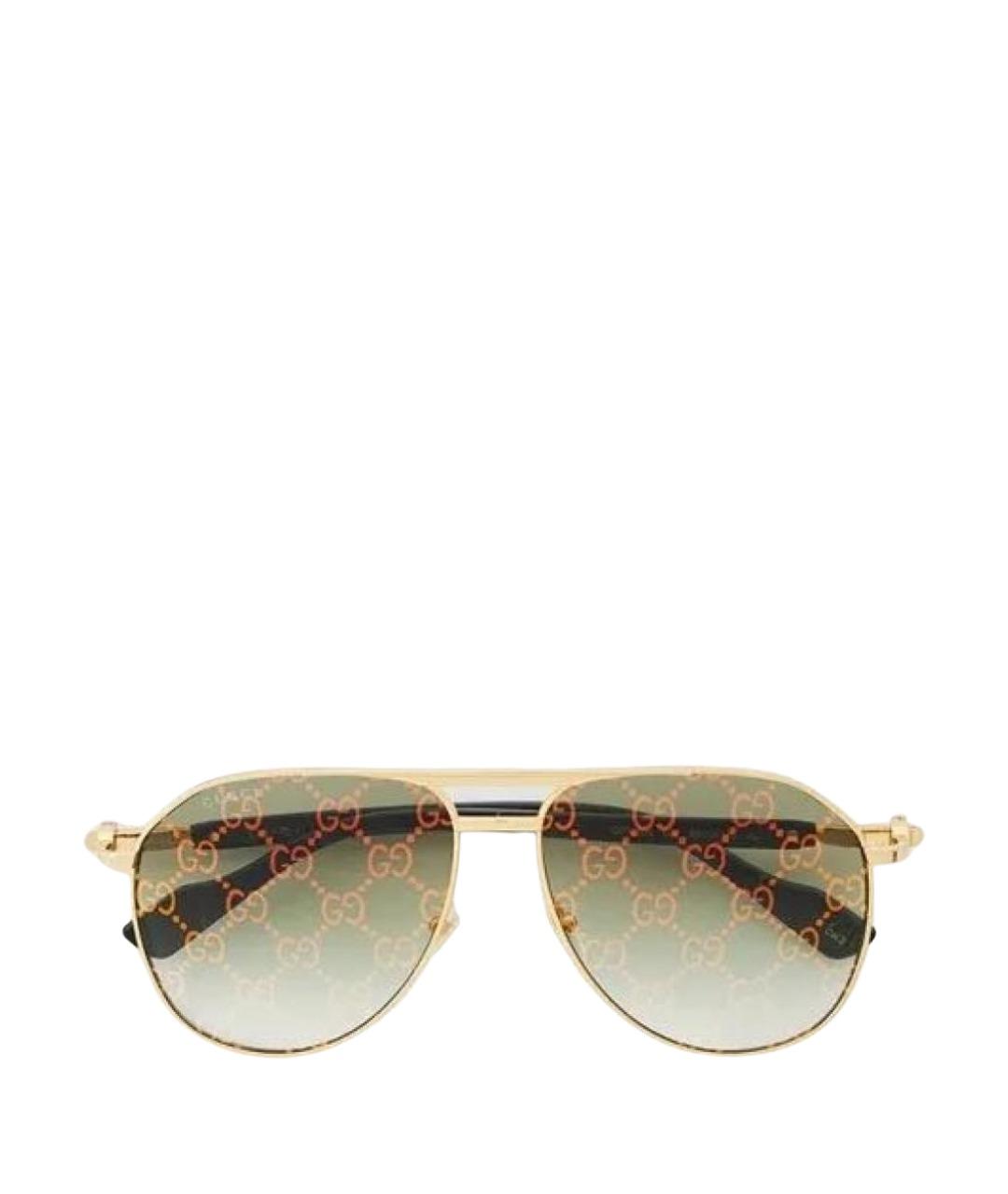 GUCCI Мульти металлические солнцезащитные очки, фото 1