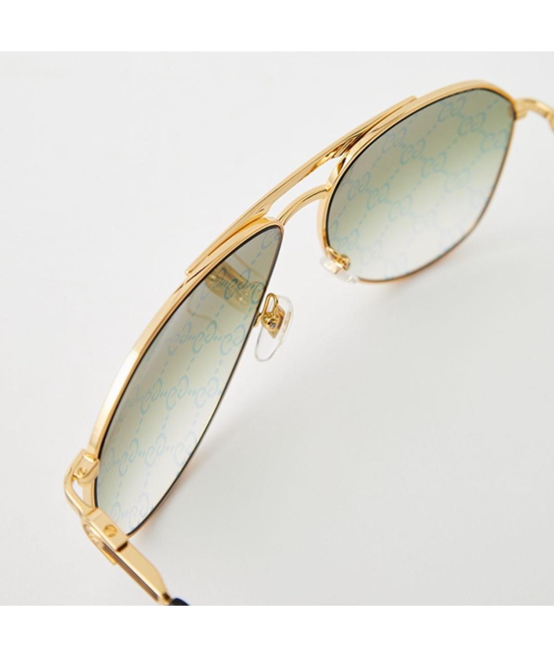 GUCCI Мульти металлические солнцезащитные очки, фото 4