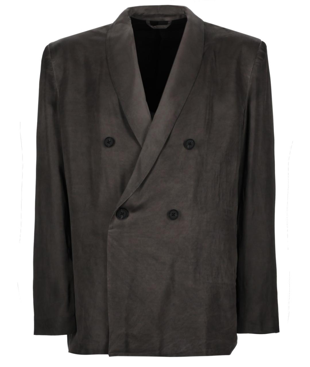 DIESEL Серый вискозный пиджак, фото 1