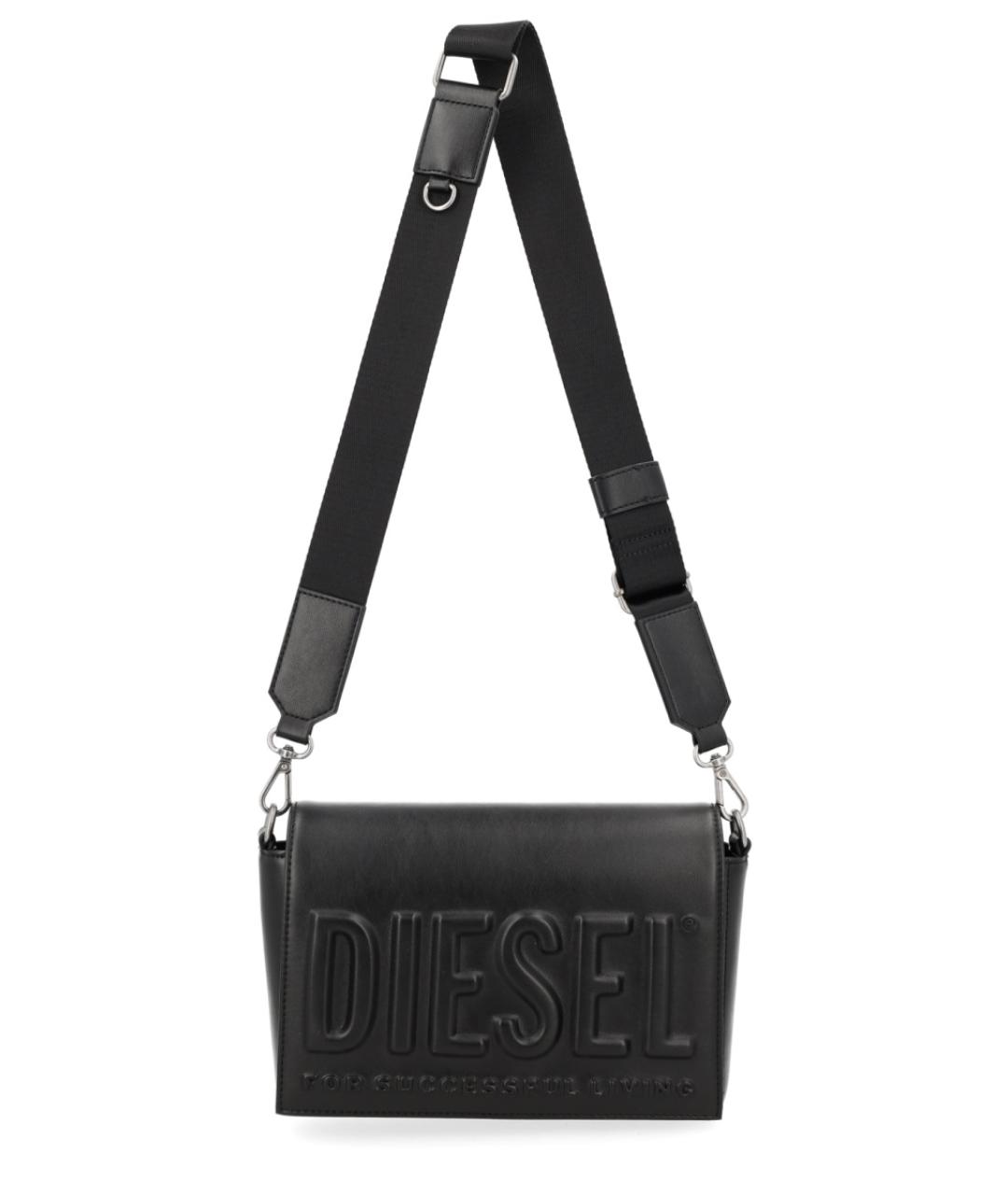 DIESEL Черная сумка на плечо, фото 1