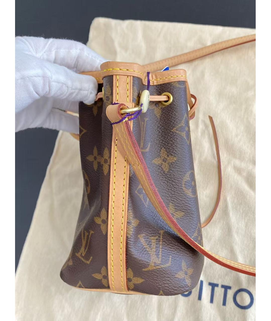 LOUIS VUITTON Коричневая сумка через плечо, фото 4