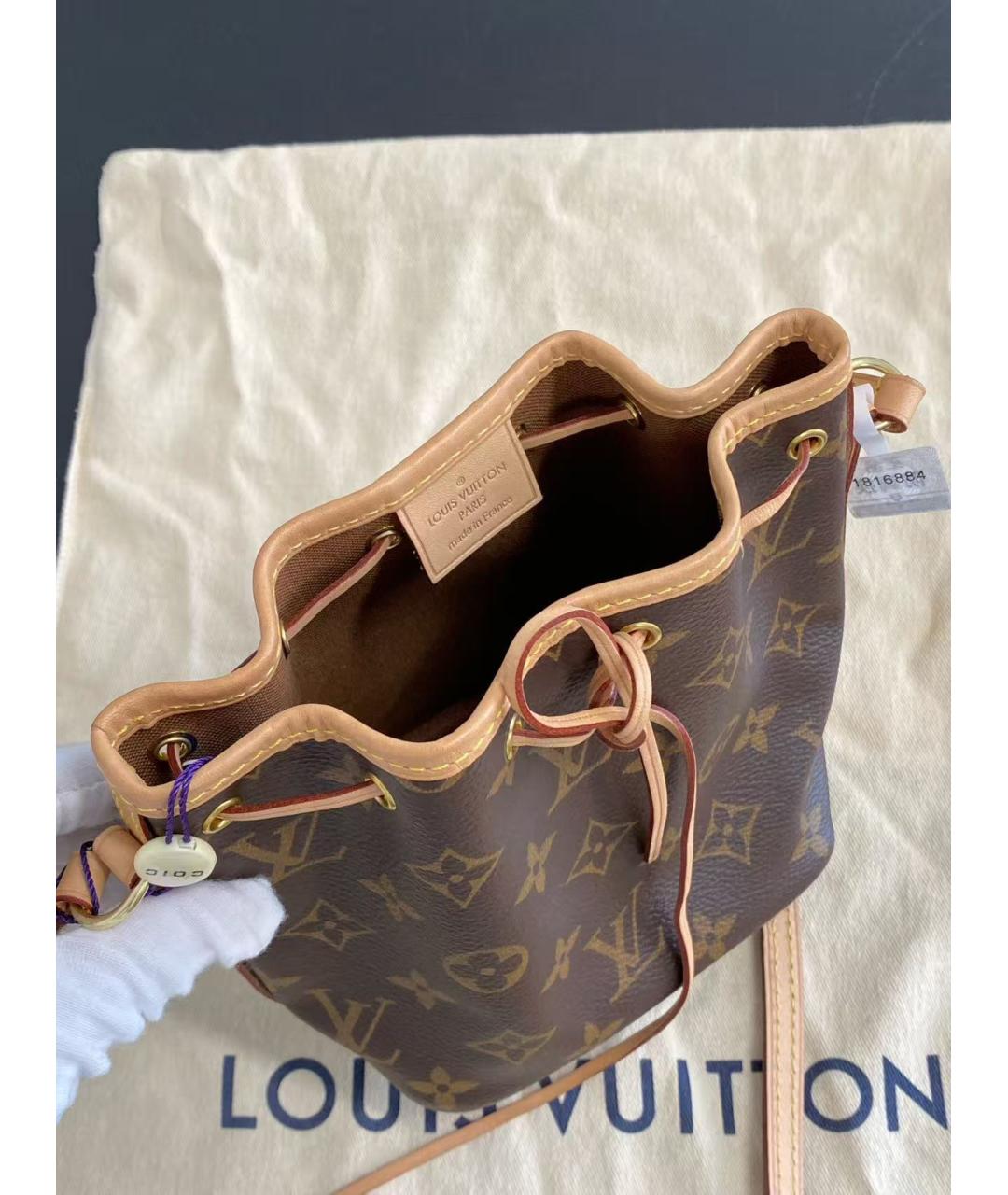 LOUIS VUITTON Коричневая сумка через плечо, фото 6