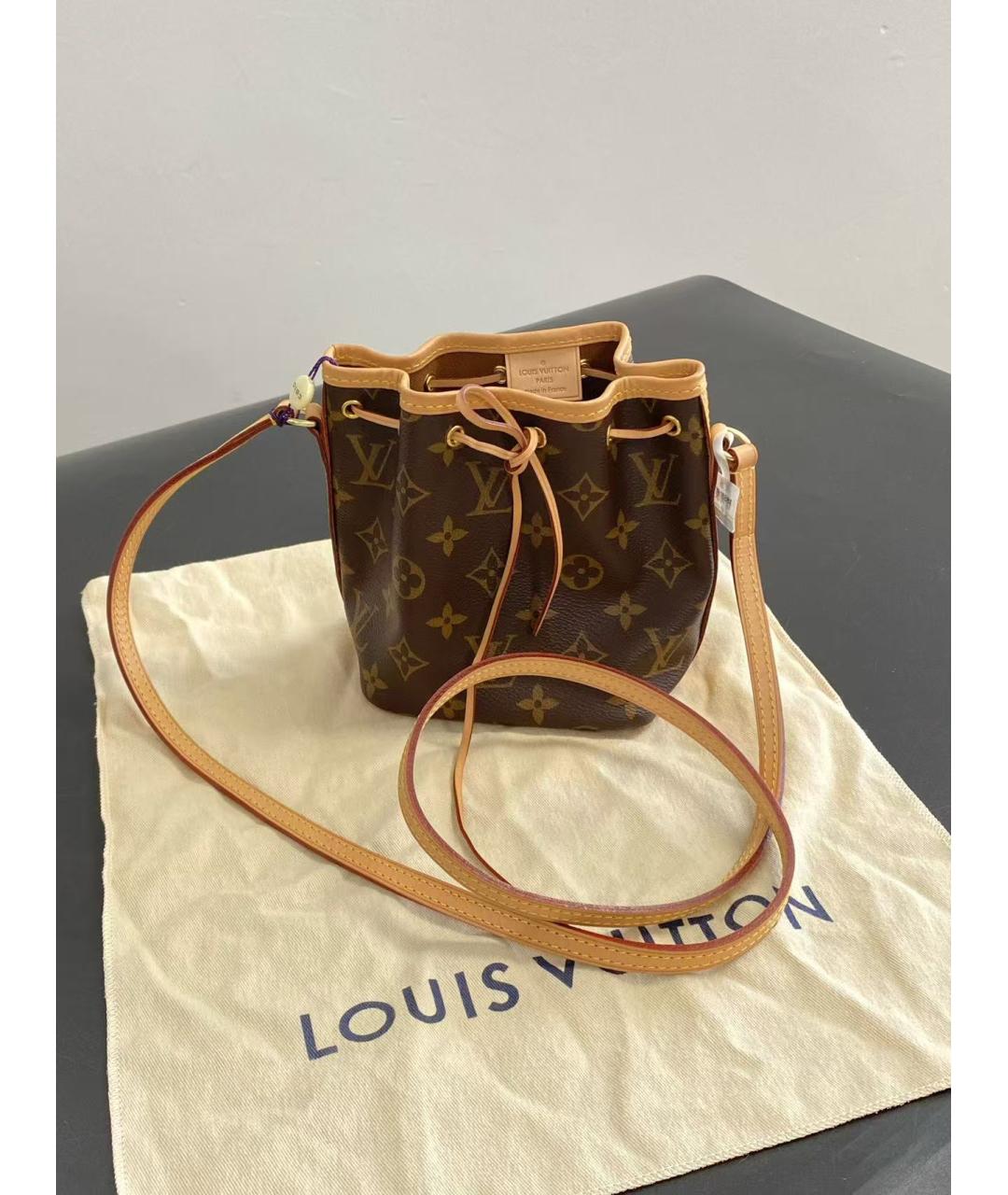 LOUIS VUITTON Коричневая сумка через плечо, фото 8