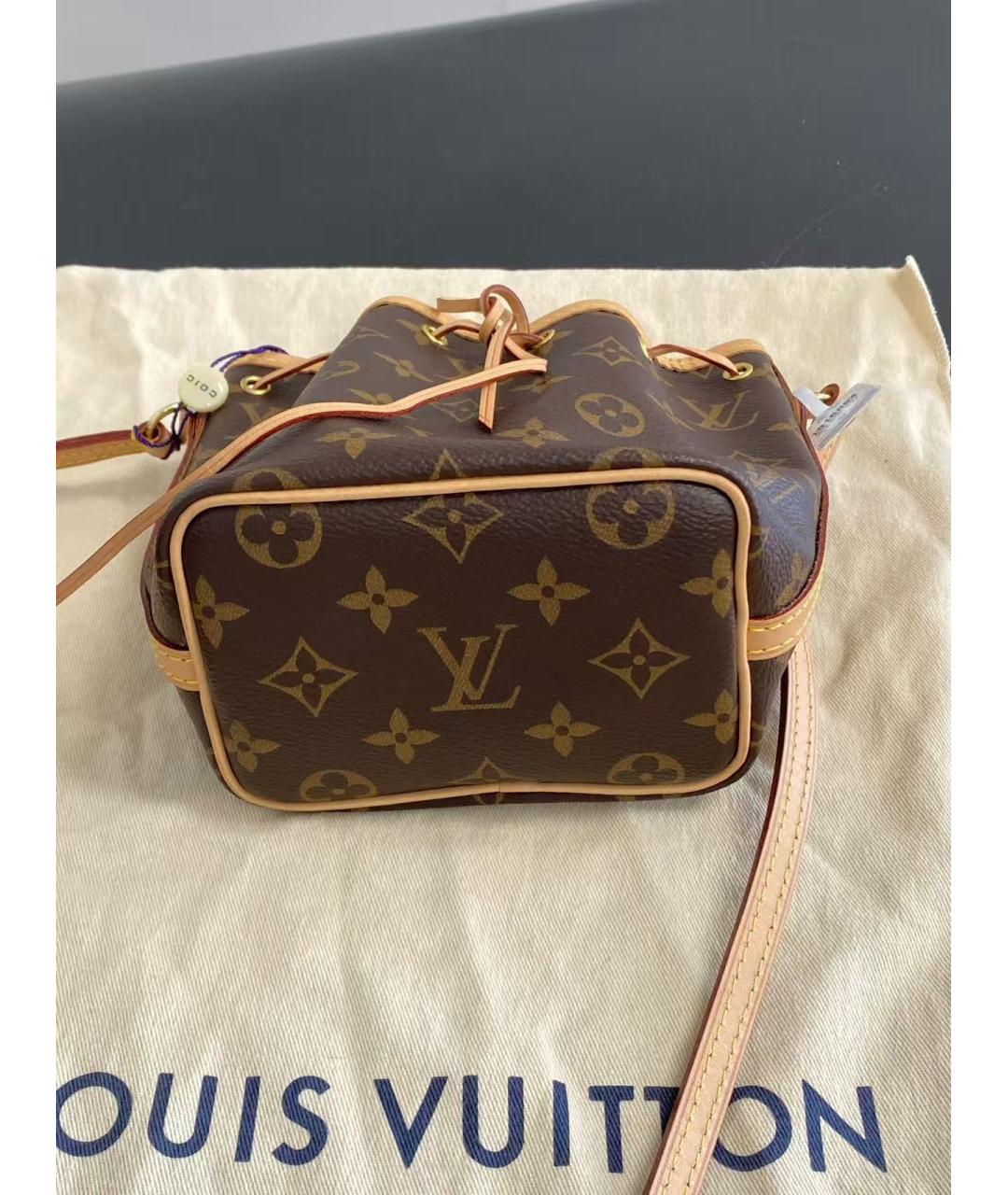 LOUIS VUITTON Коричневая сумка через плечо, фото 5