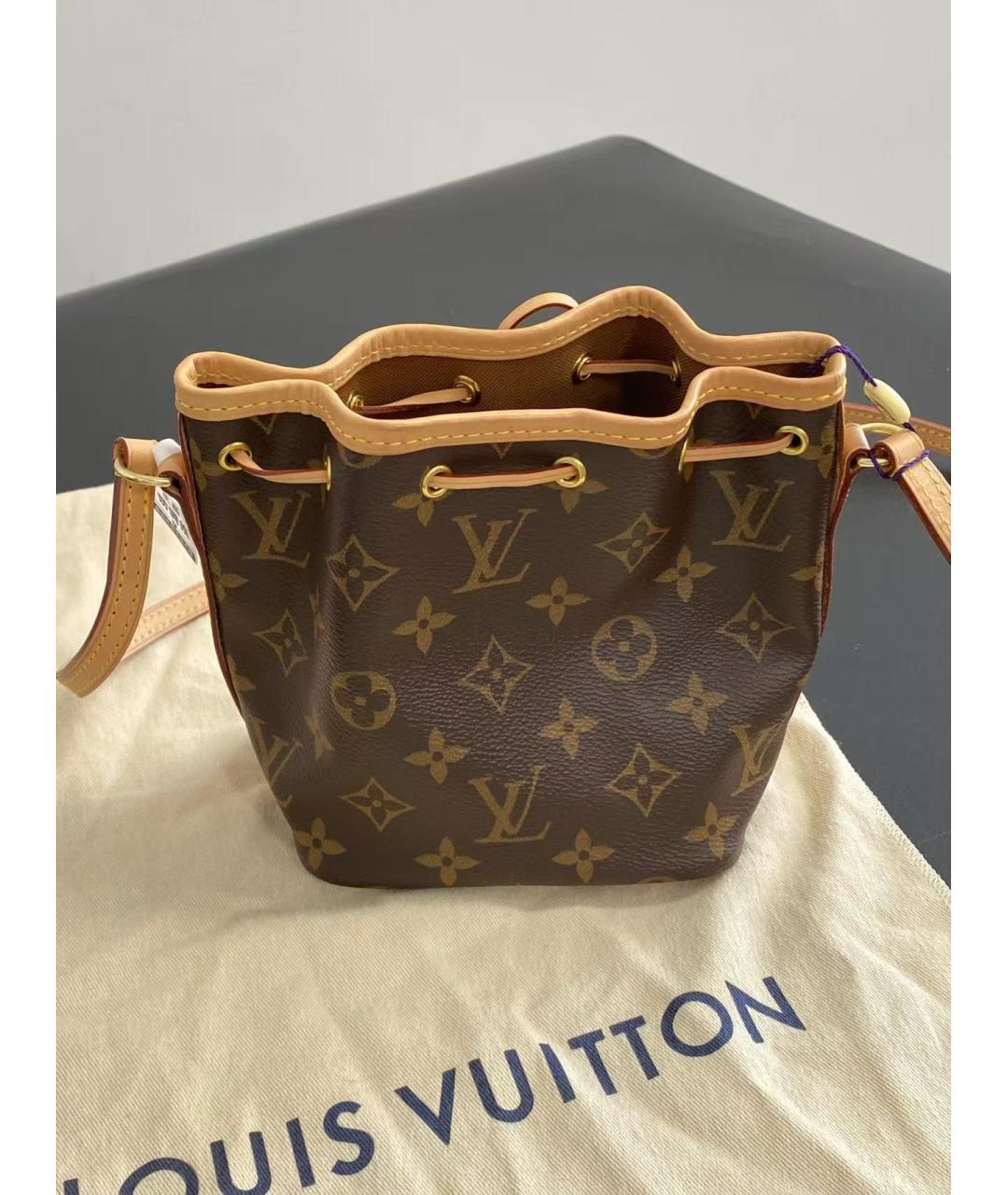 LOUIS VUITTON Коричневая сумка через плечо, фото 3