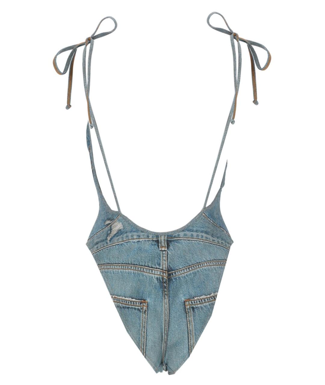 DIESEL Синий полиэстеровый купальник, фото 2