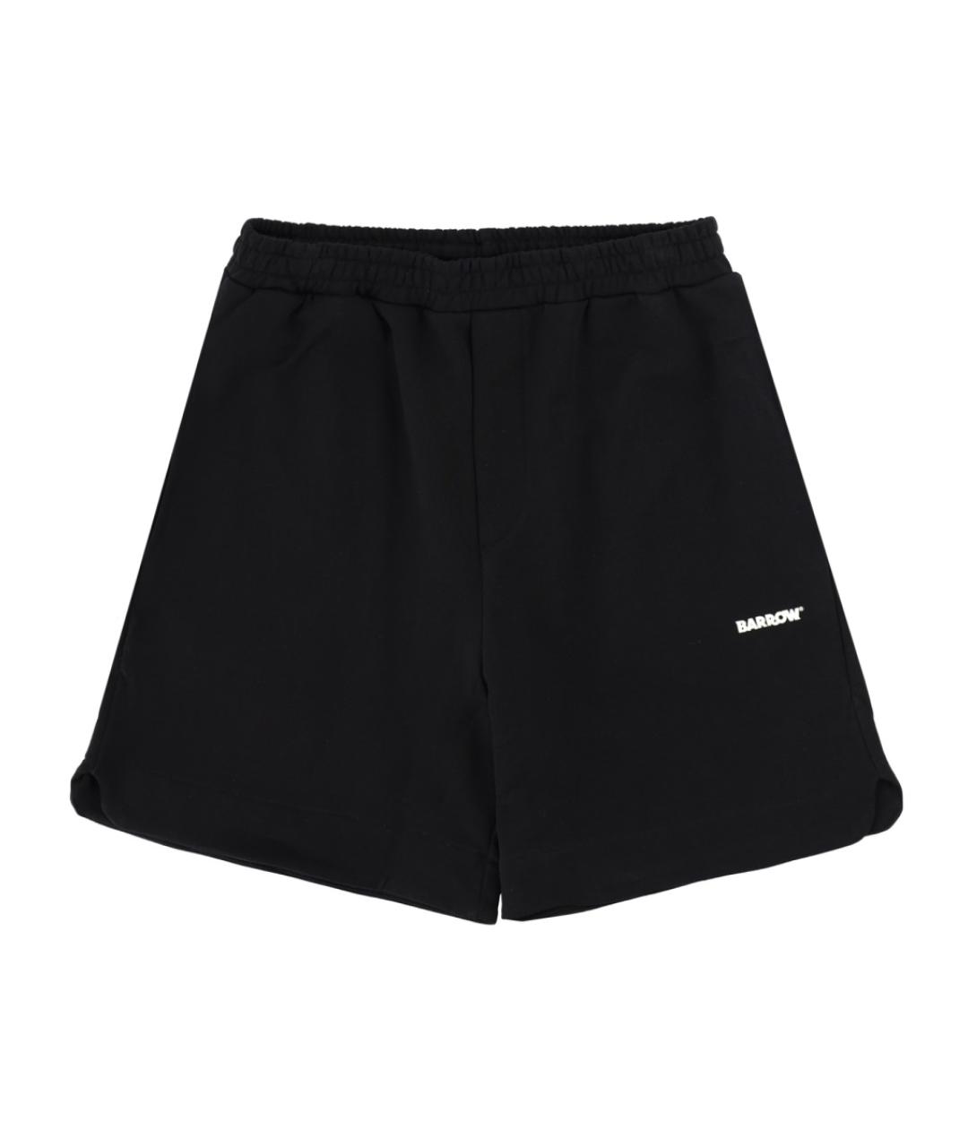 BARROW Черные хлопковые шорты, фото 1