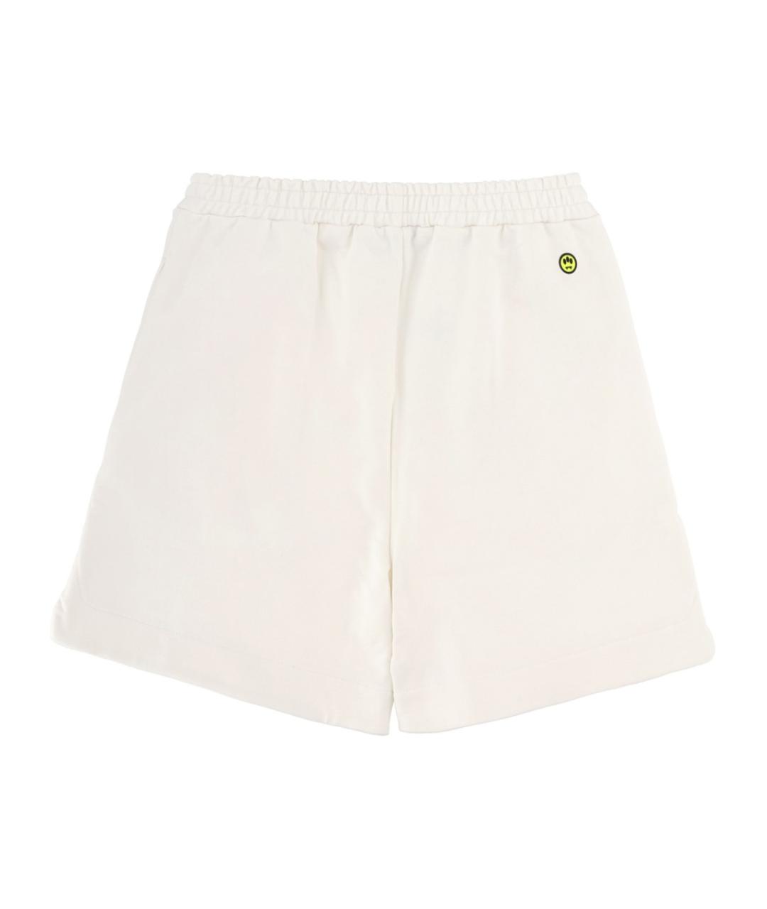 BARROW Белые хлопковые шорты, фото 2