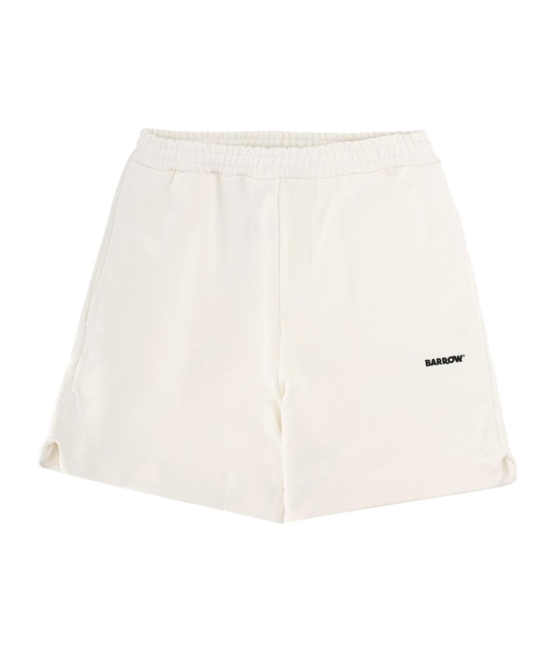 BARROW Белые хлопковые шорты, фото 1
