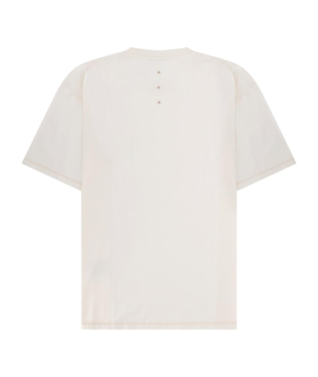 PREMIATA Белая хлопковая футболка, фото 2