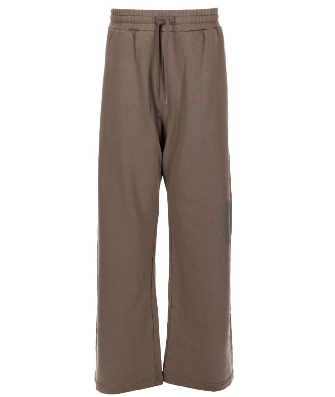 DIESEL Коричневые хлопковые повседневные брюки, фото 1