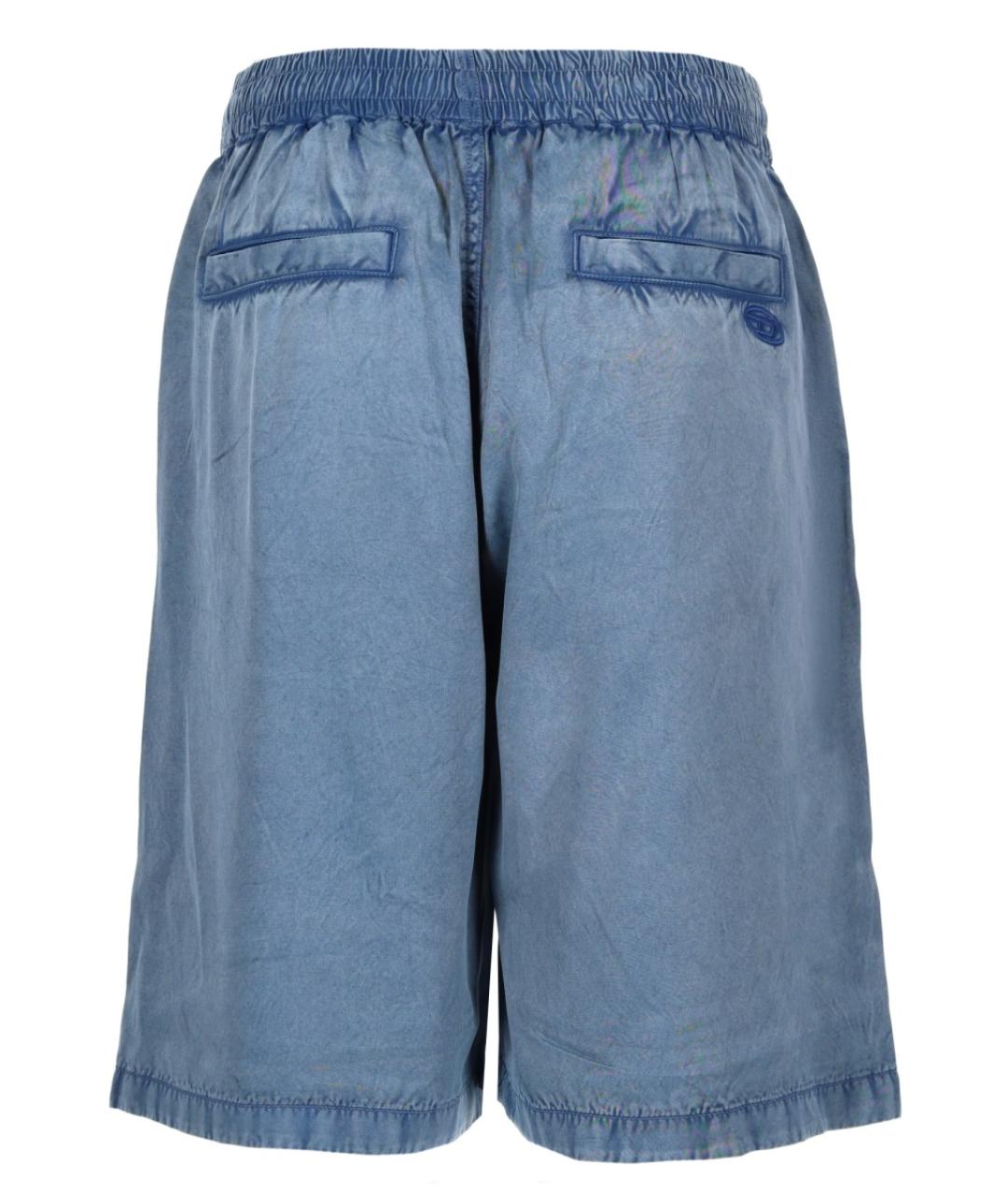 DIESEL Синие вискозные шорты, фото 2